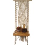 Macrame shelf