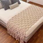 Macrame bed cover