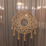 Macrame round wall design (L)