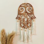 Palm wall macrame