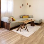 Raw pine sofa
