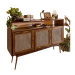 Bamboo dresser unit