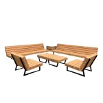 Pine - outdoor seating set