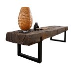 Flank wood TV unit / bench