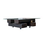 Flank wood coffee table