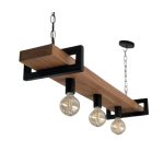 Log bulb pendant