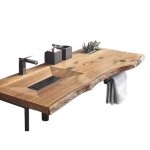 Wooden sink