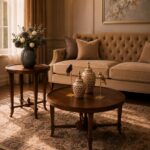 Circle tables set